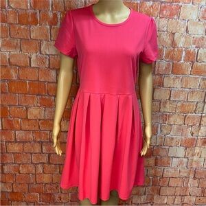 Jamby Styles Pink Short‎ Sleeve Dress